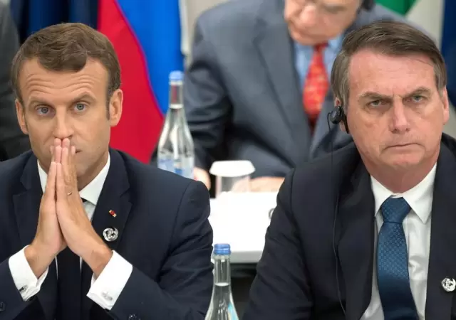 Macron-Bolsonaro-presidentes