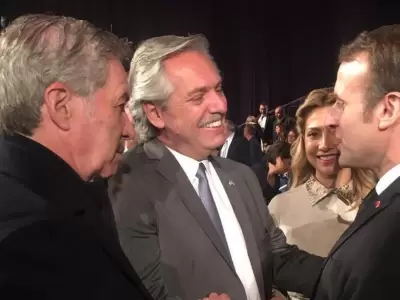 Alberto-Fern�ndez-Emmanuel-Macron