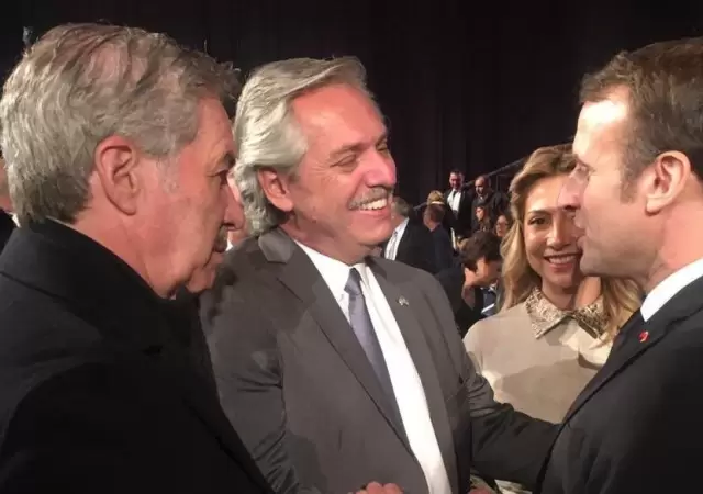 Alberto-Fern�ndez-Emmanuel-Macron