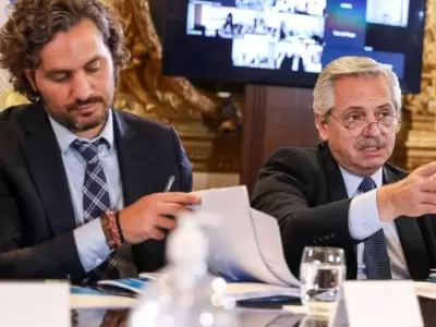 Alberto-Fern�ndez-Santiago-Cafiero-coronavirrus