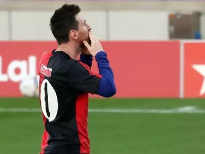 Messi--homenaje