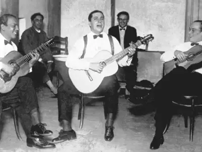 Jos-Ricardo-(Izq)-Carlos-Gardel-(centro)-y-Jos-Razzano-(der)