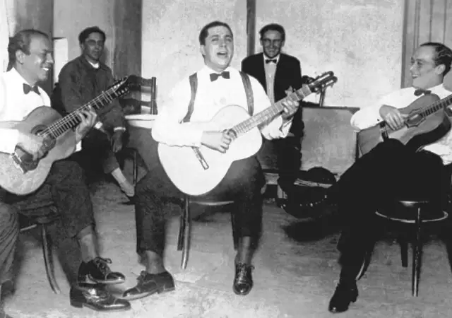 Jos-Ricardo-(Izq)-Carlos-Gardel-(centro)-y-Jos-Razzano-(der)