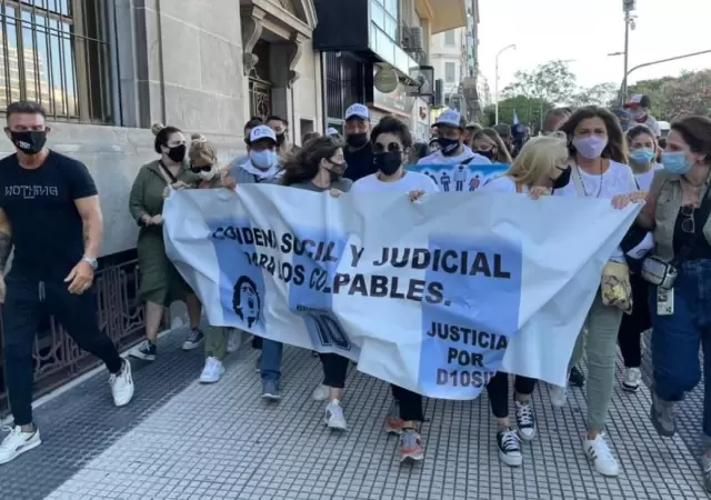Maradona-Protesta