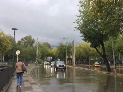 Durante la noche del mi�rcoles en buena parte del Gran Mendoza precipit� un aguacero que desbord� acequias y colectores aluvionales.