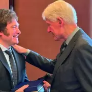 Milei comparti� un almuerzo con el dem�crata Bill Clinton