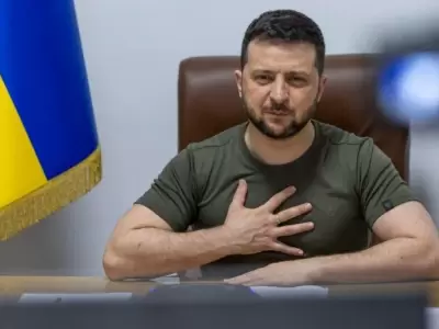 Volodimir Zelensky presidente de Ucrania