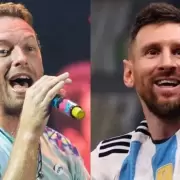 Chris Martin, l�der de Coldplay, le envi� un emotivo mensaje a Messi