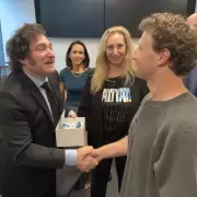 Javier Milei termin su gira por Estados Unidos con Mark Zuckerberg