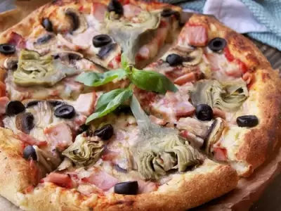 Pizza caprichosa.