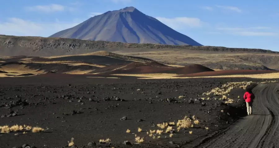 Con ms de 800 volcanes, la Payunia constituye uno de los parques volcnicos de mayor densidad y diversidad del planeta.