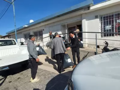 Entrega de donaciones