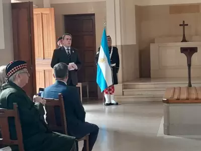 El presidente del Cementerio Brit�nico en Buenos Aires, John Hunter.