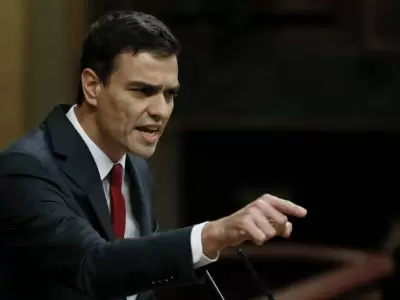 Pedro S�nchez, jefe del Gobierno de Espa�a.