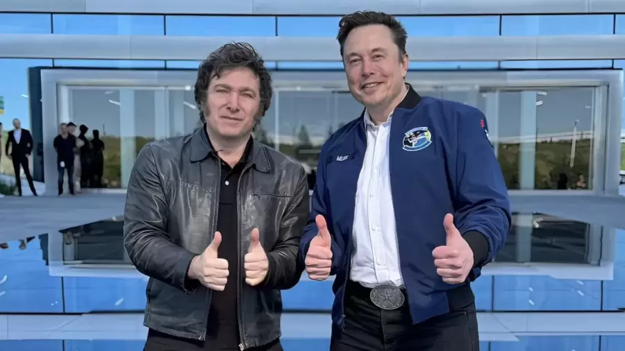 Elon Musk y Javier milei