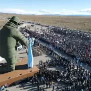 Inauguraron el Monumento al Soldado de Malvinas ms grande del pas