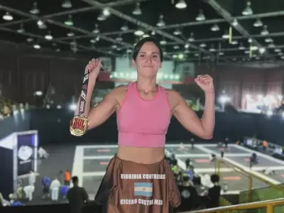 Virginia Contreras campeona sudamericana de Jiu Jitsu