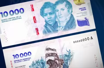 Billete de 10.000 pesos