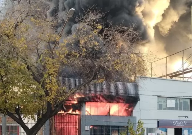 Incendio en Mendoza
