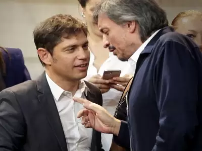 Axel Kicillof y Mximo Kirchner