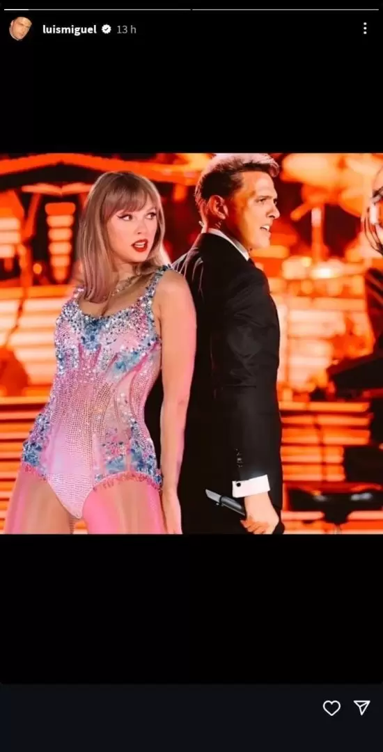 Luis Miguel y Taylor Swift.