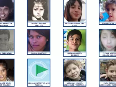 Nios desaparecidos en Argentina