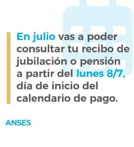 El recibo y fechas de cobro se podrn consultar en Mi ANSES