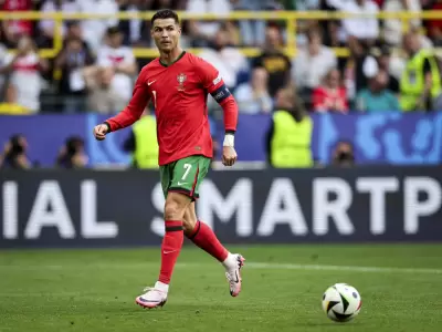 Cristiano Ronaldo protagonista de la Eurocopa.