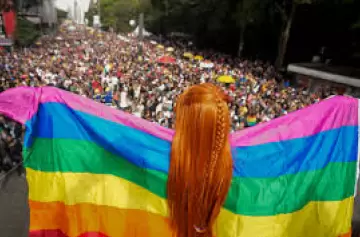 Marcha del Orgullo Gay en San Pablo.