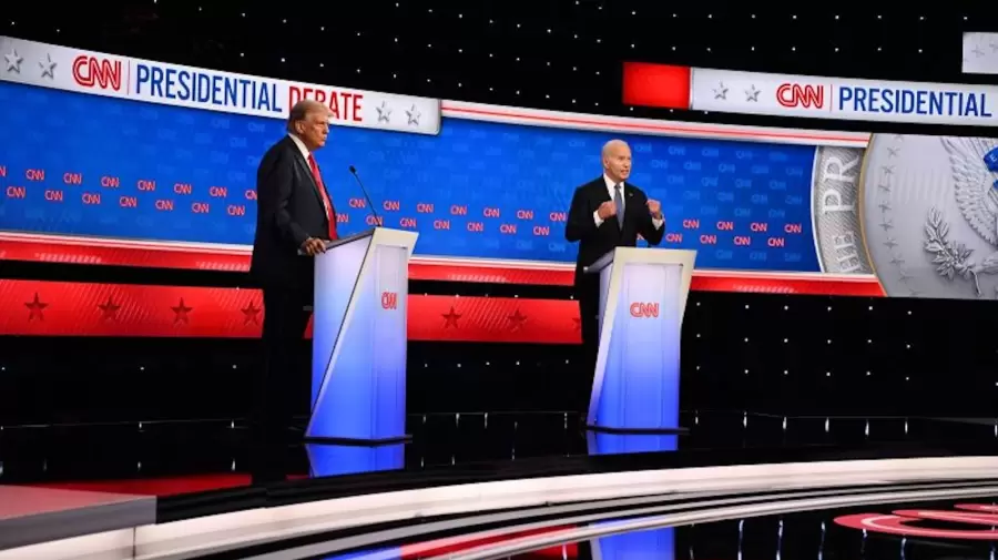 El debate entre Donald Trump y Joe Biden fue organizado por la CNN.