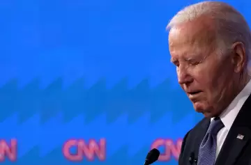Joe Biden sali mal parado del debate con Donald Trump.