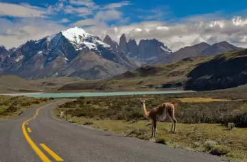 Ruta de la Patagonia.