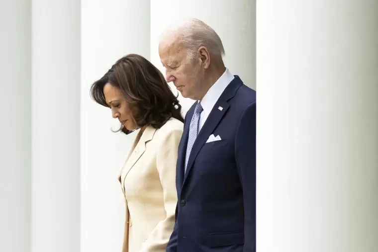 Kamala Harris y Joe Biden.