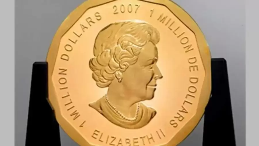 Moneda de 1 Milln de Dlares Hoja de Arce de Oro