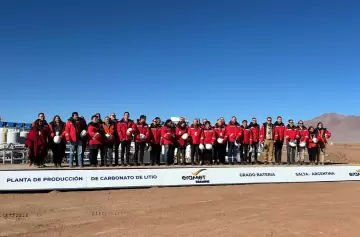 Mondino y embajadores participaron en Salta de la inauguracin de la planta de produccin de litio del proyecto Centenario Ratones.