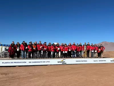 Mondino y embajadores participaron en Salta de la inauguracin de la planta de produccin de litio del proyecto Centenario Ratones.
