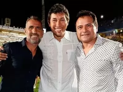 Ral Cascini, Jorge Bermdez y Marcelo Delgado