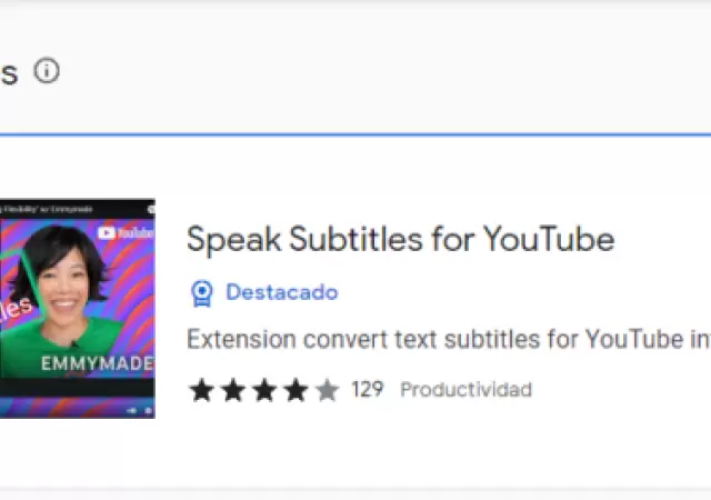Speak Subtitles for YouTube