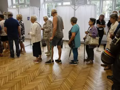 Franceses votando