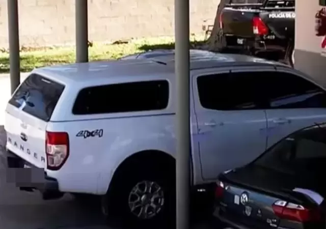 Camioneta de P�rez y Caillava/