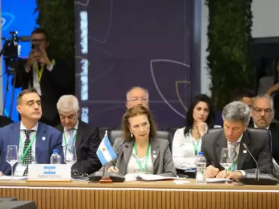 La Canciller Diana Mondino, en Asunci�n por la Cumbre de Presidentes del Mercosur.
