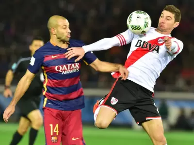 Mascherano y Barcelona vencieron al River de Gallardo.