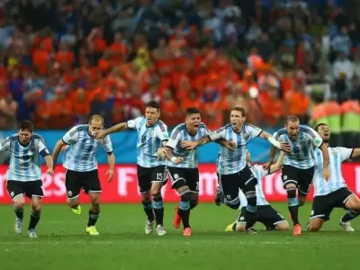 Argentina- Pases Bajos semifinales del Mundial Brasil 2014.