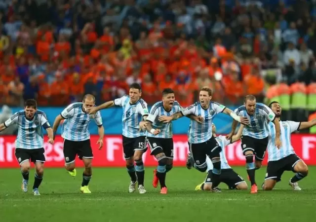 Argentina- Pases Bajos semifinales del Mundial Brasil 2014.