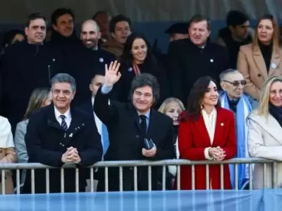 Javier Milei junto a Victoria Villarruel.