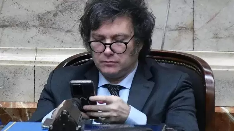Javier Milei y sus expresiones en redes sociales