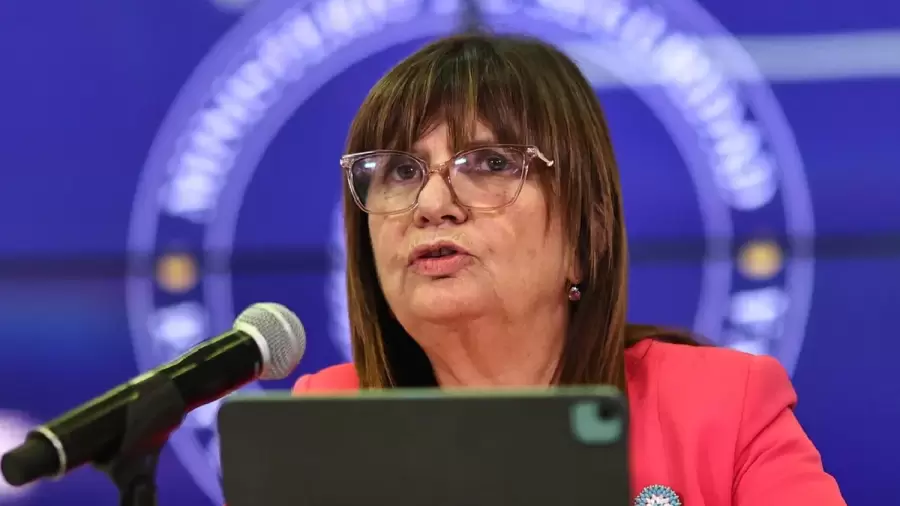 Ministra de Seguridad Patricia Bullrich