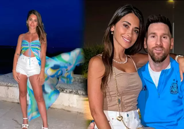 Antonella Rocuzzo, siempre alentando a su marido
