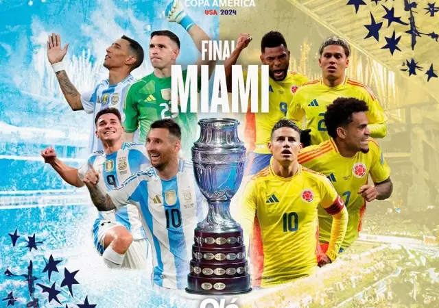 Argentina vs Colombia.