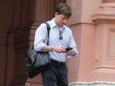 Santiago Caputo fue el encargado de intentar un acercamiento